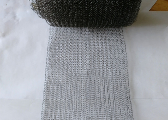 Stainless Steel 304 Knitted Wire Mesh Diameters Of 0.006" 0.008" For Filter