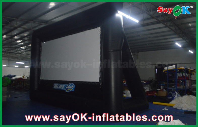Inflatable Projector Screen 6 X 3.5m Pvc / Oxford Cloth Protable Film Inflatable Movie Screen For Rental