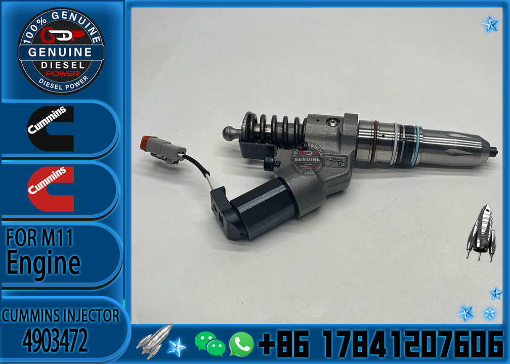Excavator Parts Fuel Injector 4903472 For Engine M11 QSM ISM