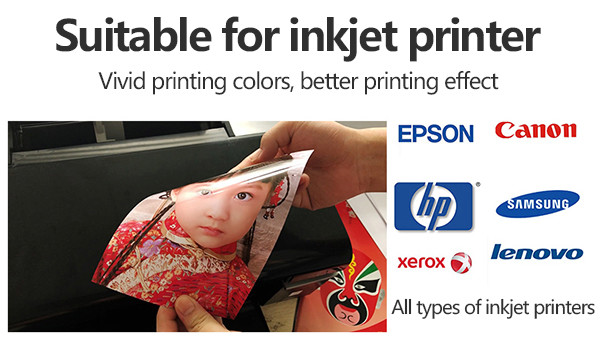High Definition 180gsm High Gloss Photo Paper A5 For Inkjet Printer