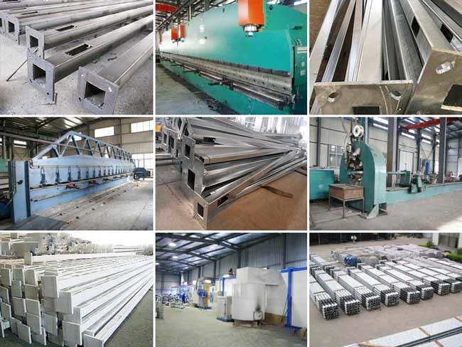 Street Light Pole Foundation , Tower Foundation Wind Hybrid System 3-10mm Thickness