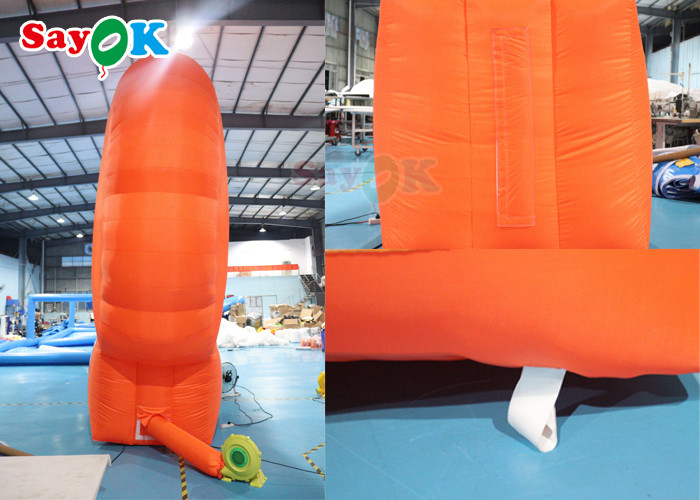 Halloween Pumpkin Inflatable Arch Hallowmas Decoration Blow Up Archway
