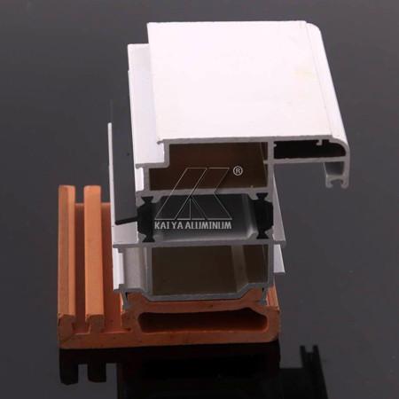Door Large Aluminum Profiles Heat Insulation Broke Bridge 0.8mm - 1.5mm