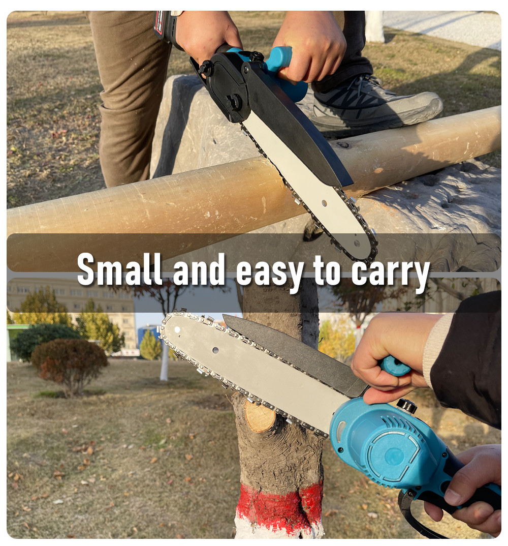 Garden Tools 12 Inch Lithium Rechargeable Cordless 20V Electric Chain Saws Small