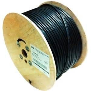 Siamese Network Cable FTP CAT5E 24AWG Solid Copper with 2x0.75mm2 CCA Power Wire