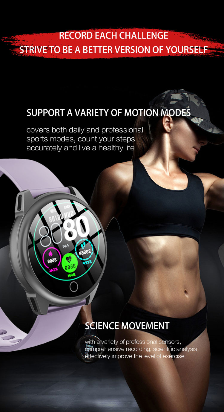 H23s Smart Watch Temperature Monitoring 1.3inch TFT Waterproof Fitness Tracker