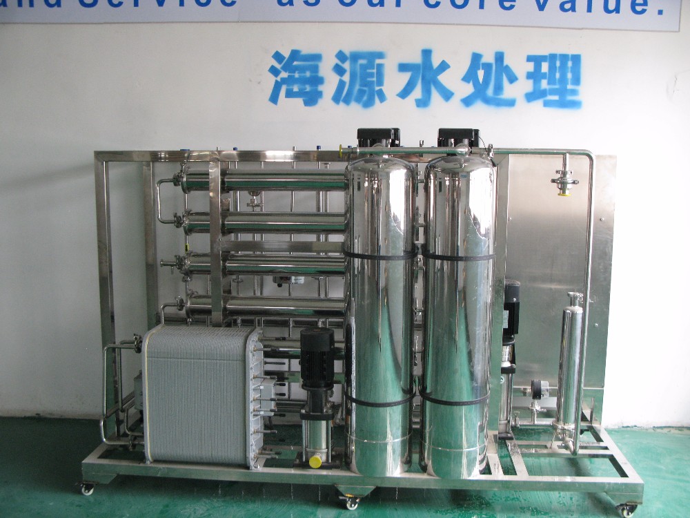 Demineralized Containerized Water Treatment Plant 1000LPH With PLC