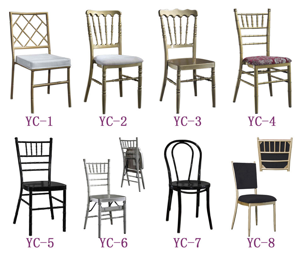 Chinese Furniture Manufacturer Chiavari Chair Gold For Wedding Party (YC-4)