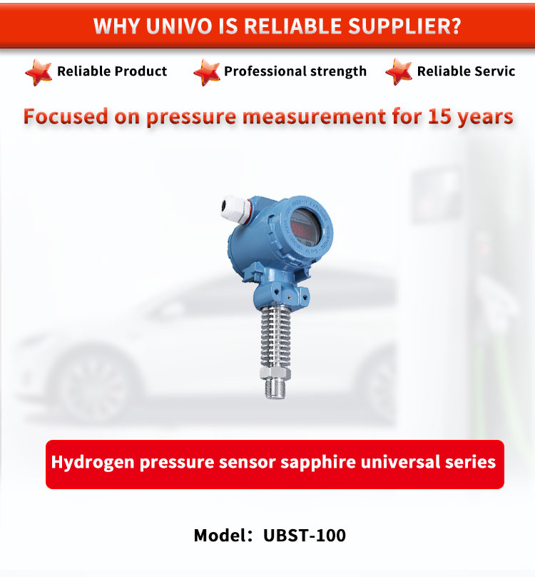 Hydrogen Pressure Sensor UBST-100Y 0.5%F.S 0.25%F.S GP AP VG 4-20mA 1-5V 0.5-5V
