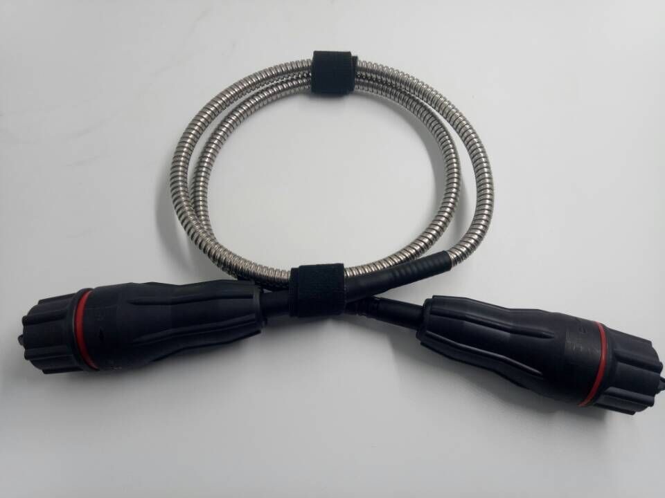 MTC Pushable Fiber Optic Patch Cord SC/APC Field Shield Fiber Pathway Push-Pull Type