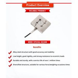 High- Tension and Compression Weighing Force Sensor for Precision Weighing from