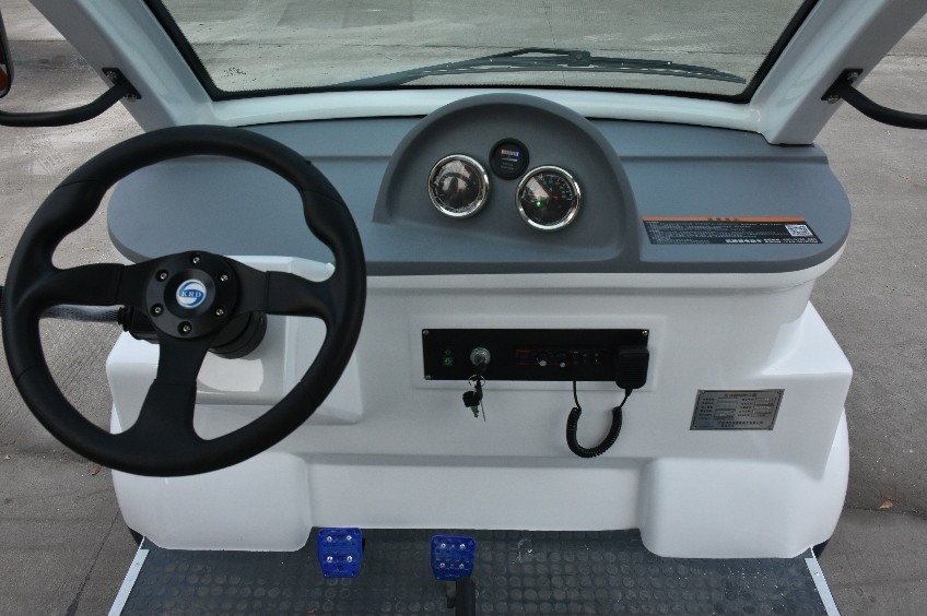 4 Seater Police Electric Security Patrol Vehicles 48V 4KW DC System