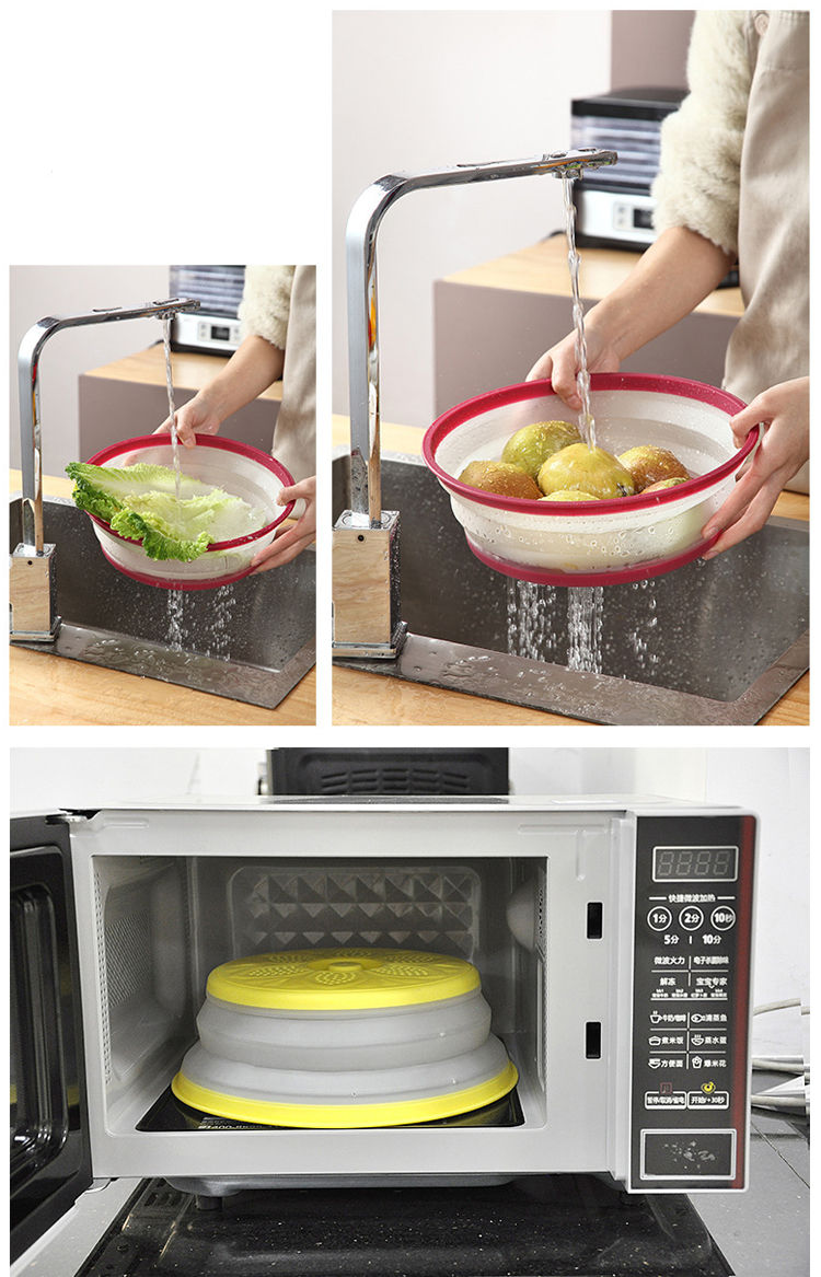 8.2" Collapsible Microwave Food Cover