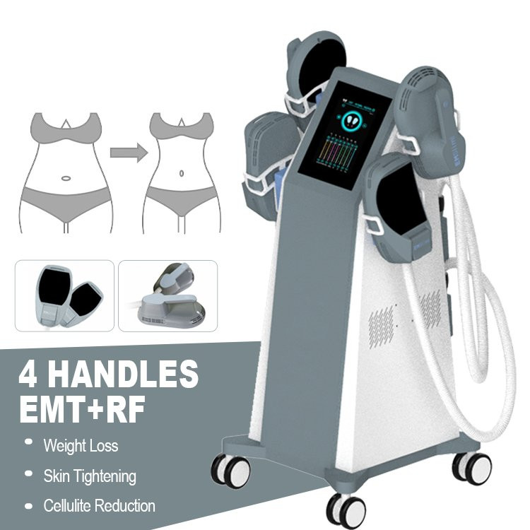 EMS Nova 4 Handles Buttock Lifting Machine Electromagnetic Muscle Stimulation Rf
