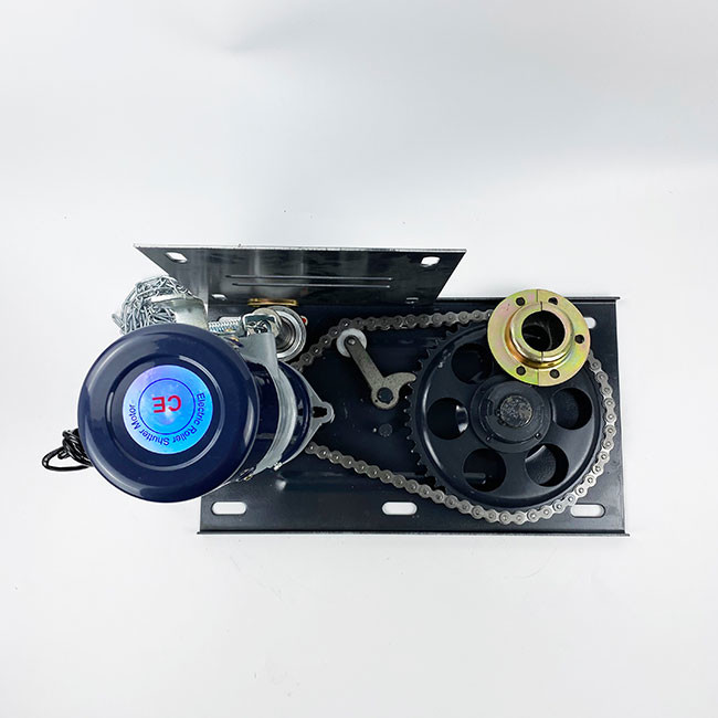 Blue 12v Automatic Rolling Shutter Motor 9m Lifting Height