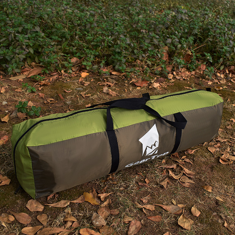 3-4 Person Outdoor Backpacking Custom Green Waterproof Hiking Camping Tent Duckbill