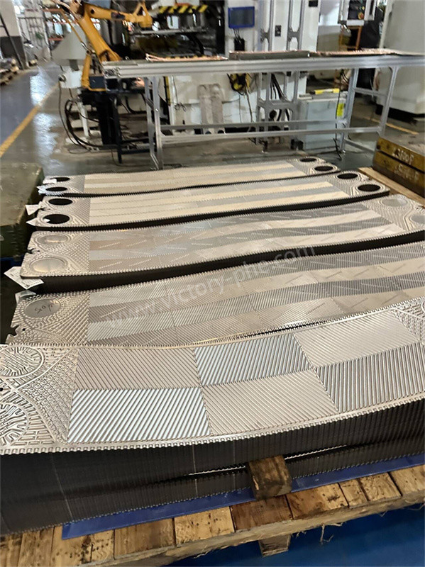 Custom Heat Exchanger Plate corrugated Stainless Steel Hastelloy