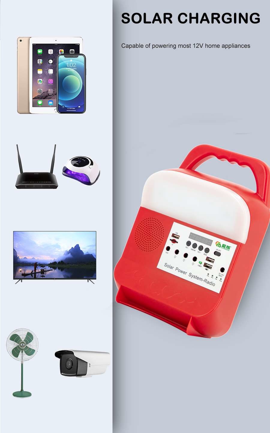 Fashion Design Rechargeable Sun Power Generator Solar System Light Portable Power Station Mini Solar Light System