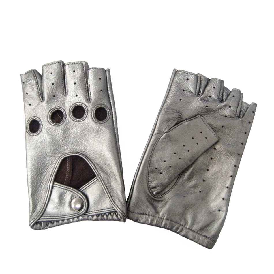 Manufacturer customized leather gloves with hole