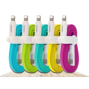 Pisen colored lightning USB cable for Iphone Xs Max/XR/X(S)/8(plus)/7(plus)/6S
