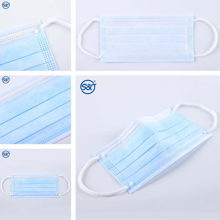 Wholesale medical face mask disposable medical surgical doctor surgeon sterile face mask medic grade en14683 osmosis prevention