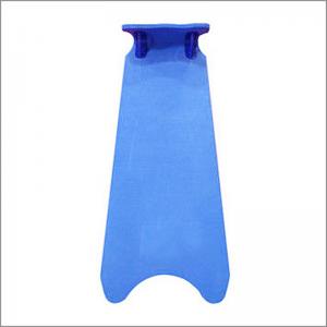 Foam Water Slide Mats Non Fade Low Fricition Blue Color Reinforced