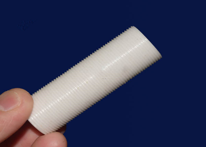 High Precision Insulation Alumina Ceramic Pipe Internal Thread Tubes