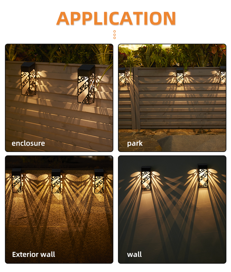 IP68 Solar Fence Light For Outside