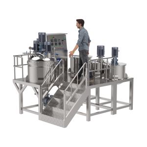 High Shear Homogenizing Industrial Liquid Mixer Machine Including Weight System