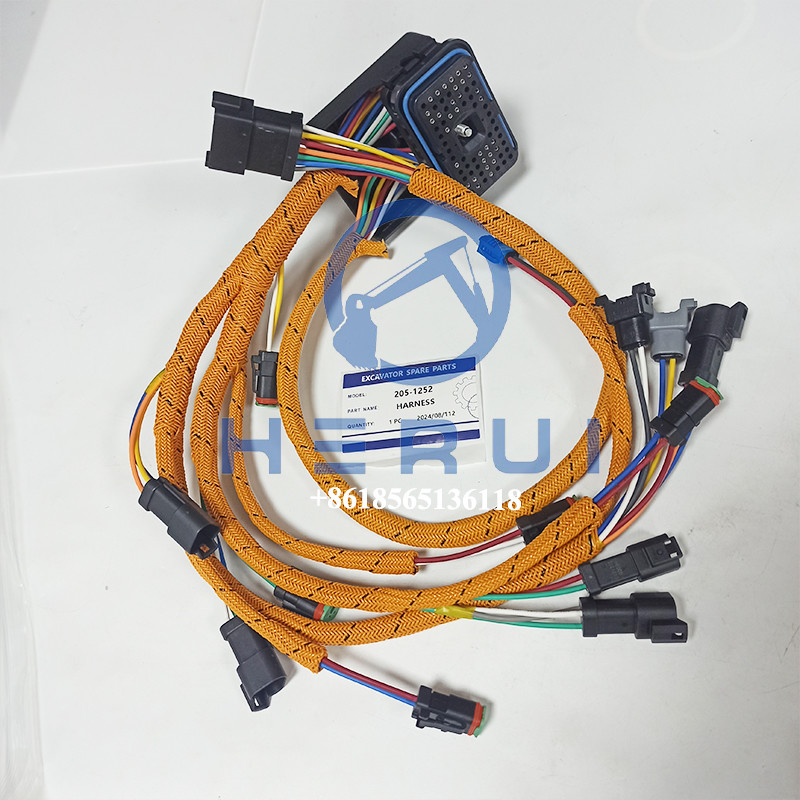 3126B Engine Wire Harness 205-1252 2051252 for Caterpillar Excavator Parts