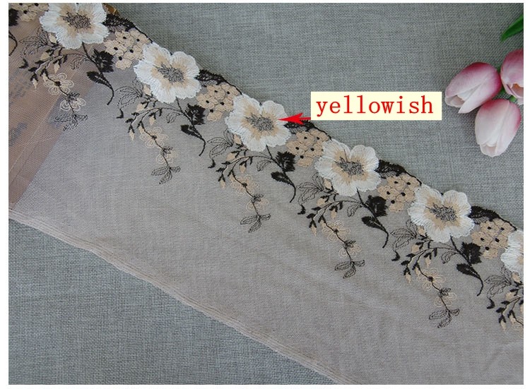 Plum-Blossom Embroidery Edge for Cloth Dolls/Pajamas Lace Border