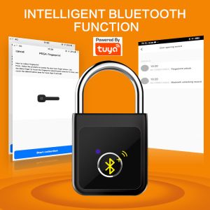 0.5s Smart Fingerprint Padlock Biometric App Controlled Padlock