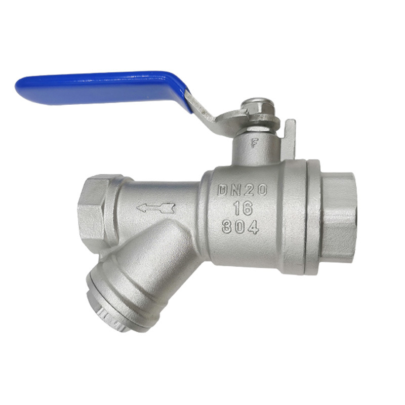 2&prime;&prime; Stainless Steel 304/316 Filter Ball Valve for Water Pipe