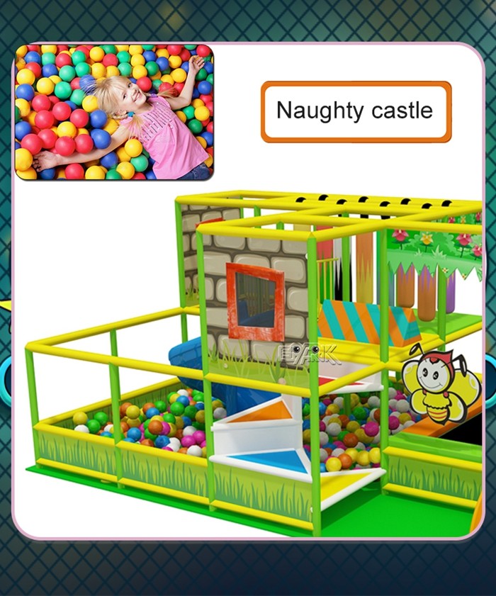 Adventure Park Wooden toys Soft Playground park Children Play Area 300W