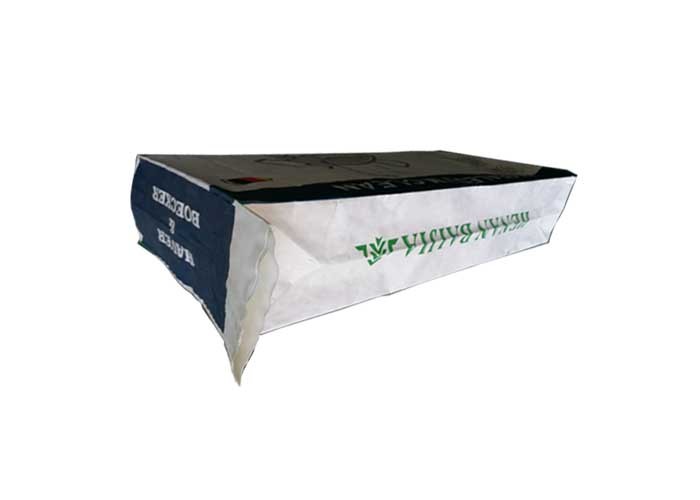 25kg 30kg 50kg Multilayer Kraft Paper Bags Valve Type For Tile Adhesive Wall Putty Powder