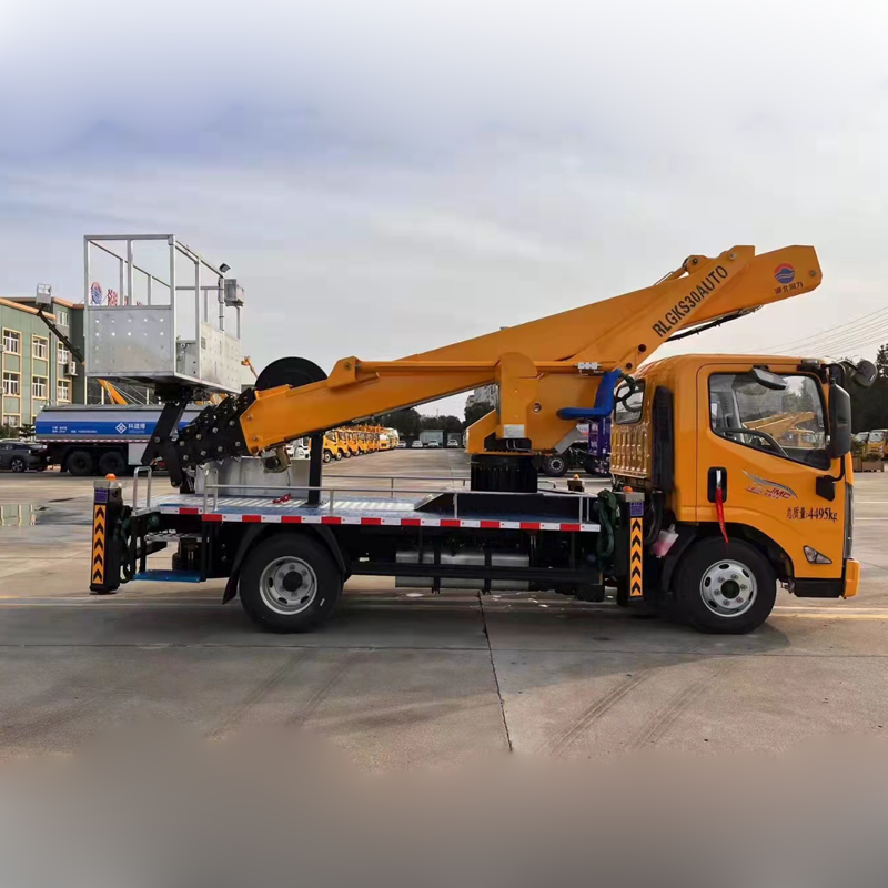 JMC Single Row Wide Body Cab Aerial Work Platform Lifting Lorry jmc Truck