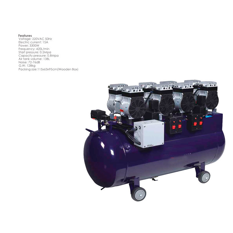 3300W Stable Compressor Dental Unit , Multipurpose Compressor In Dental Clinic