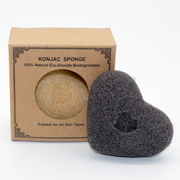 72mm*85mm*20mm Organic Konjac Sponges Dry Skin Exfoliating Skincare Sponge
