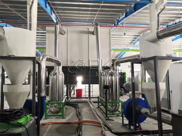 2tons/h Plastic Recycling Equipment Crushing Washing Drying