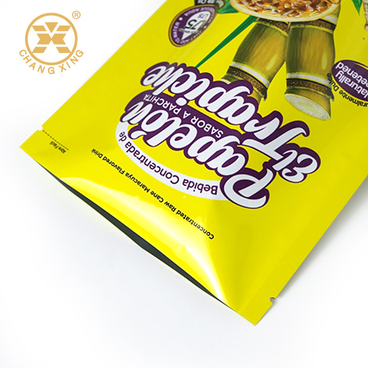 Food Packaging Supplies Bags Resealable Frozen Fruit Doypack Packaging Bag