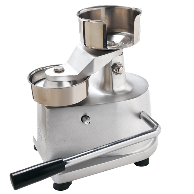 Manual Burger Forming Machine Polished Finish Stainless Steel Material