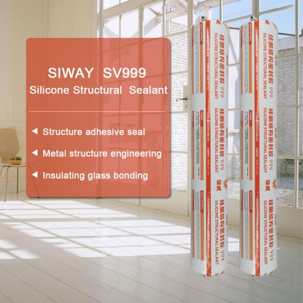 Uv Resistance Silicone Glazing Sealant / Curtain Wall Silicone Sealant Iso