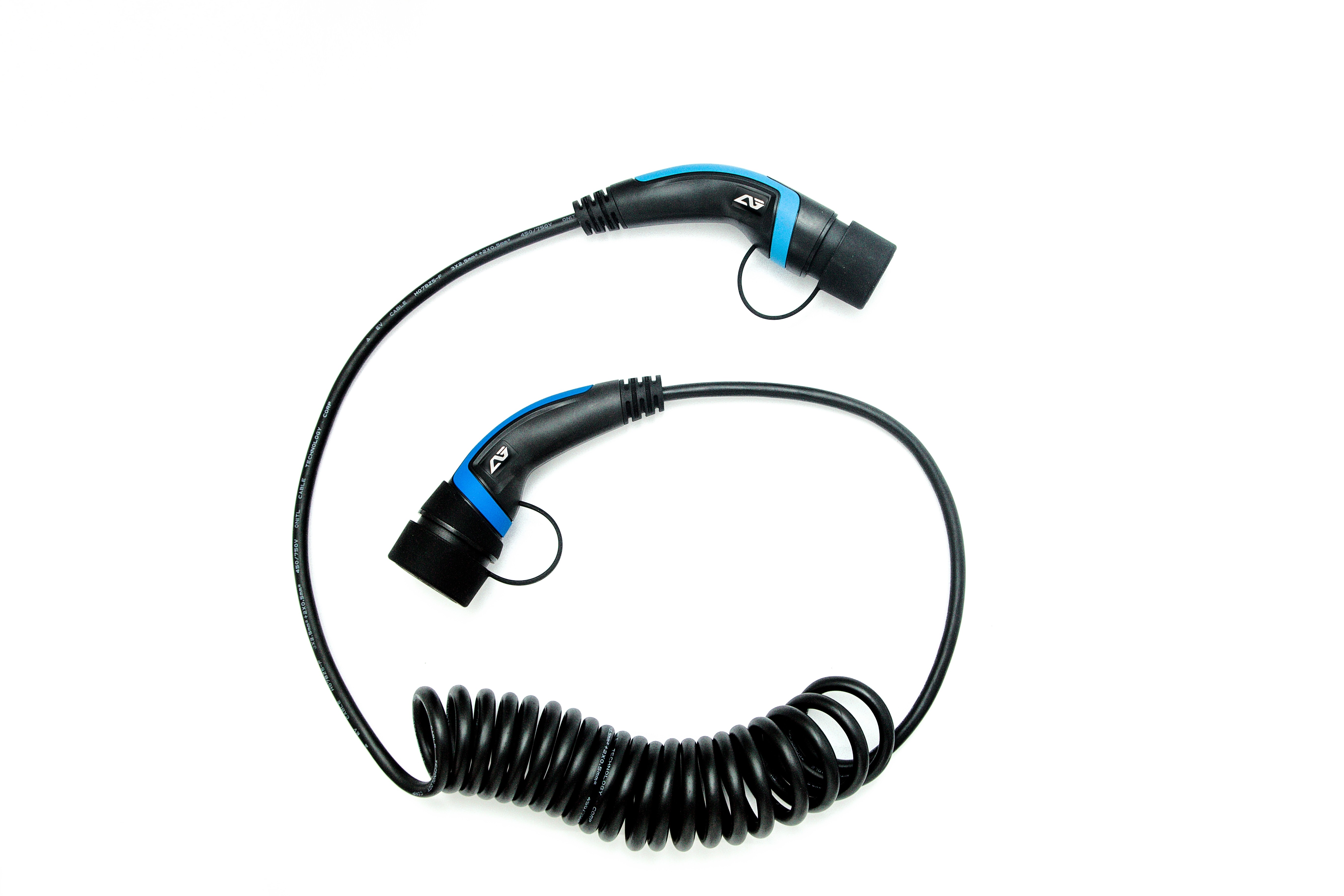 TPU Copper Alloy AC Home EV Charger OCPP 250V 7kw Type 2 To Type 2 Plugs Charger