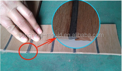 Online Technical Support Extrusion Technology Synthetic Teak Adhesive Boat Deck