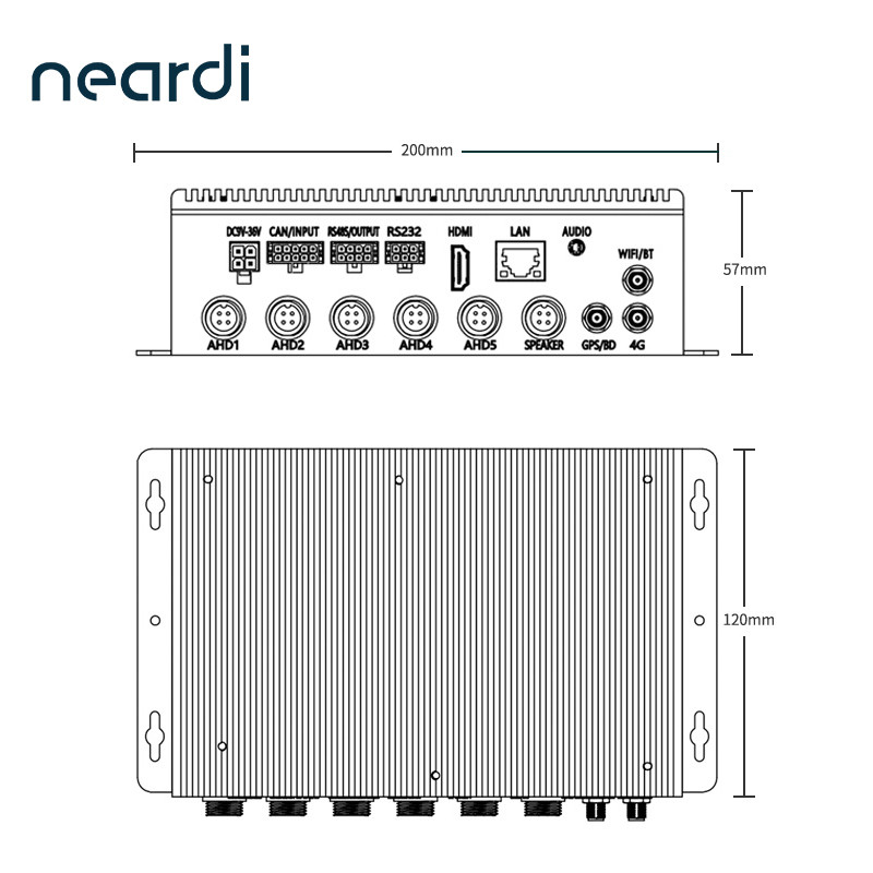 LPA3399Pro Linux Embedded PC Industrial Computer With RK3399pro Processor