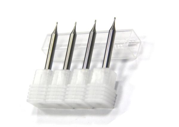 Micro Spiral End Mill Tungsten Carbide Spiral Endmills Two Flutes Right Spiral