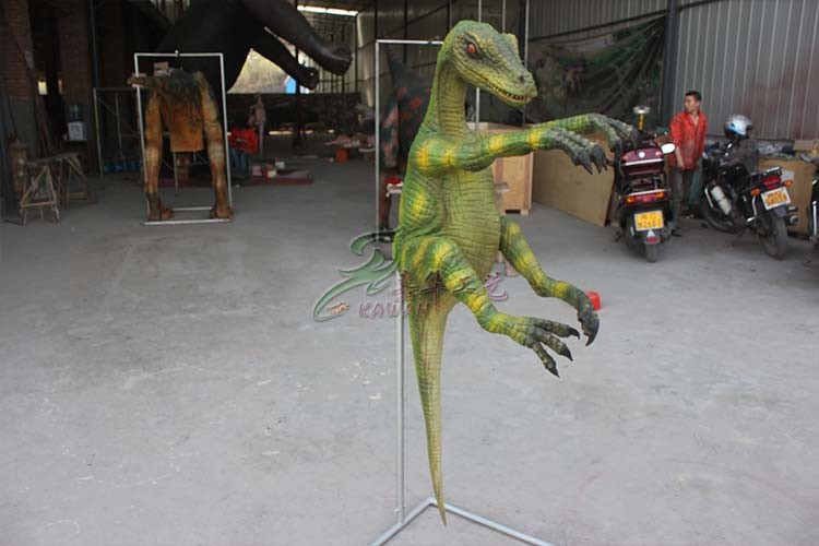 Silicone Rubber Realistic Dinosaur Puppet Customization Acceptable