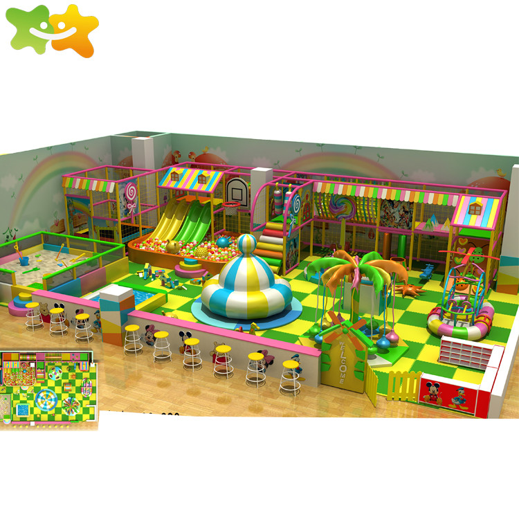 Indoor Baby Play Set Plastic Slide Swing Center Equipment Kids Toys Playground