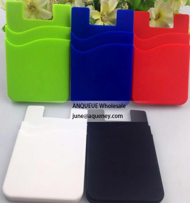 Promotion gifts LOW MOQ silicone phone smart wallet with custom logo