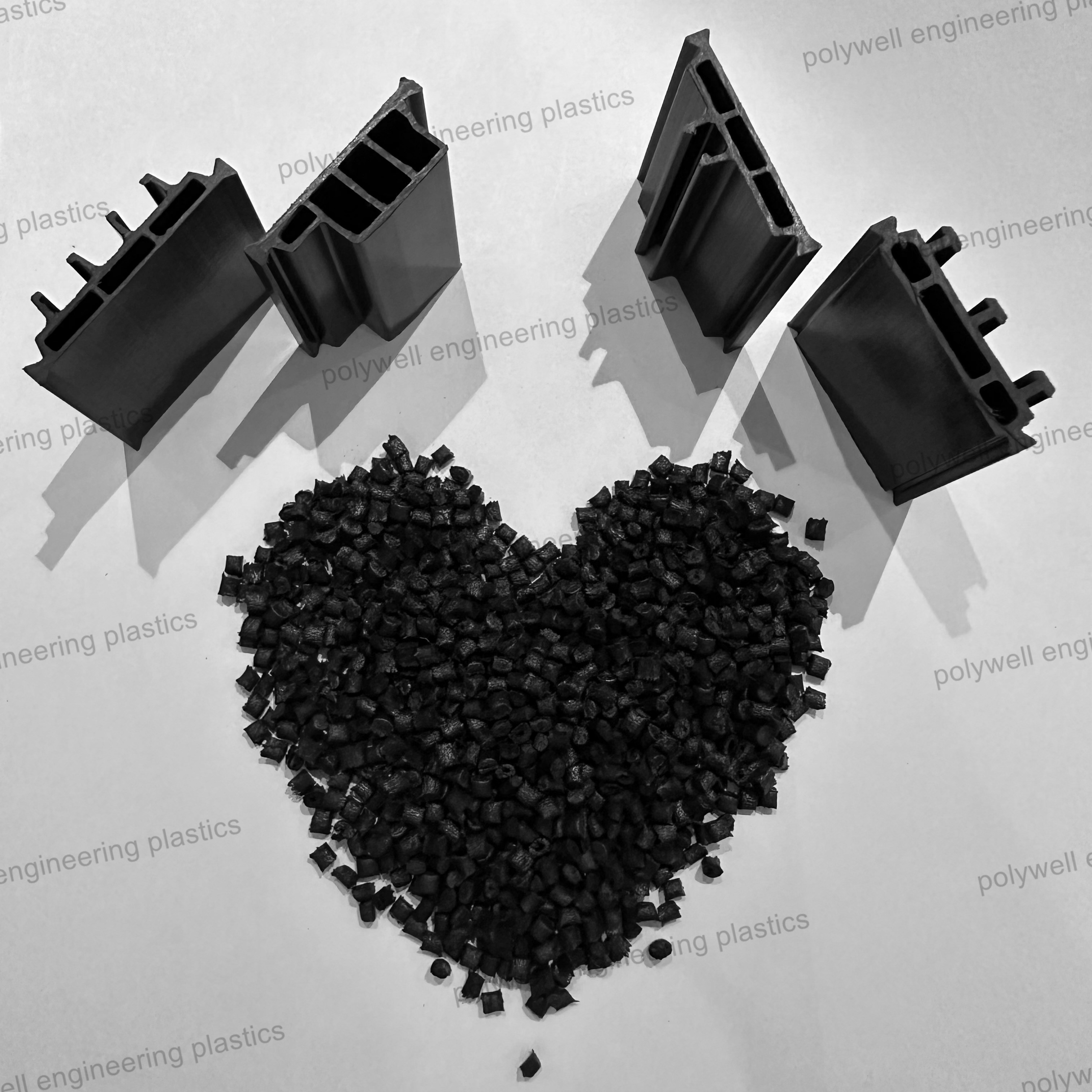 T-Shape Thermal Break Profile Polyamide PA66 GF25 Strip Chemical Resistance Heat Insulation Material